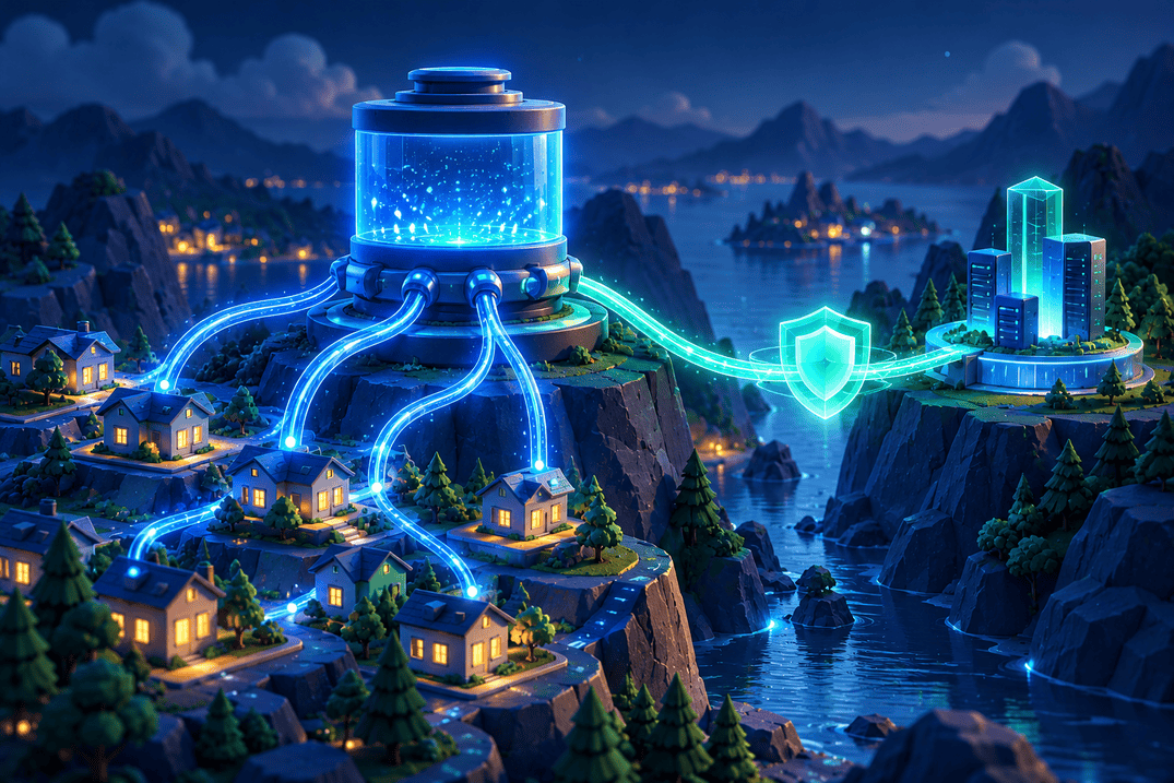 Neon Data Hub Over Mountain Village.png